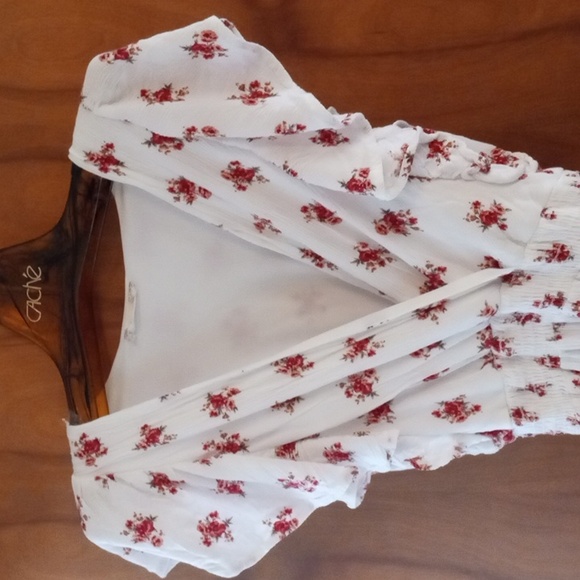 Altar'd State Flowery Faux Wrap Dress Size XS - Picture 2 of 7